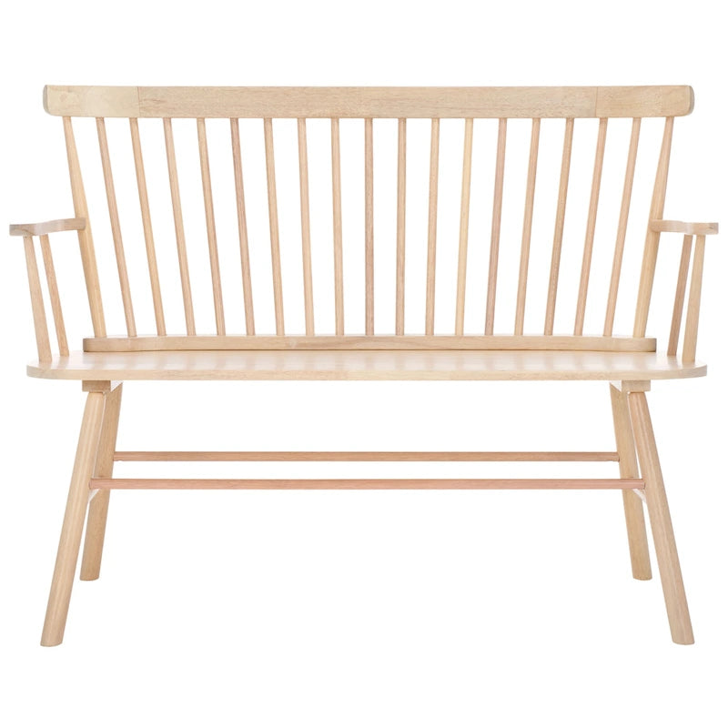 SAFAVIEH Gracija bank met spindelleuning - 48 x 22.4 x 36 - 48W x 22D x 36H