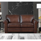 Hydeline Brookfield Ledersofagarnitur aus Vollnarbenleder, Sofa, Zweisitzer und Sessel