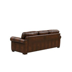 Hydeline Brookfield Ledersofagarnitur aus Vollnarbenleder, Sofa, Zweisitzer und Sessel