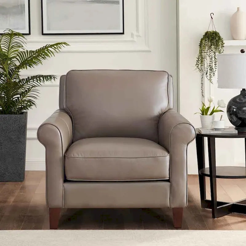 Hydeline Laguna bankstel van topnerfleer, bank en fauteuil - bank, fauteuil