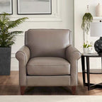 Hydeline Laguna bankstel van topnerfleer, bank en fauteuil - bank, fauteuil