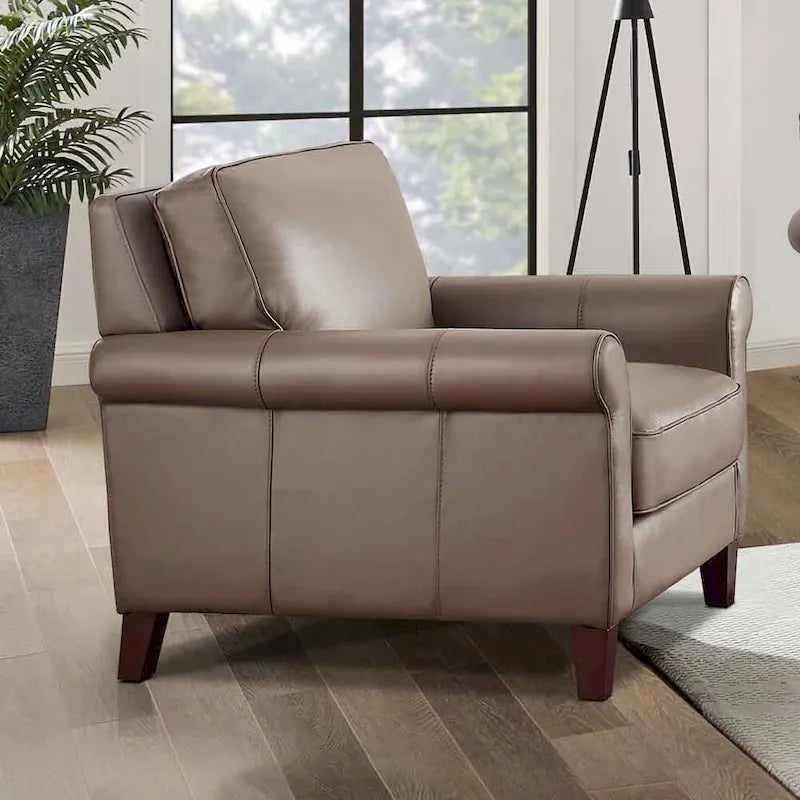 Hydeline Laguna bankstel van topnerfleer, bank en fauteuil - bank, fauteuil