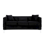 Conjunto de sala de terciopelo negro