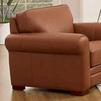 Hydeline Brookfield Sofa-Set aus vollnarbigem Leder, Sofa und Sessel