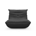 Furgle bank van microvezelleer met ergonomisch ontwerp, relaxbank voor op de vloer