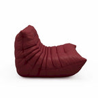 Furgle bank van microvezelleer met ergonomisch ontwerp, relaxbank voor op de vloer