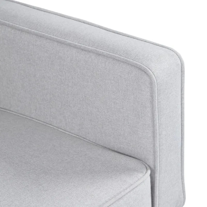 Futon-Schlafsofa, Couch aus Kunstleder mit Memory-Schaum, modernes, umwandelbares Zweisitzersofa für kompakte Wohnzimmer