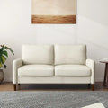 Loveseat de lino para sala de estar