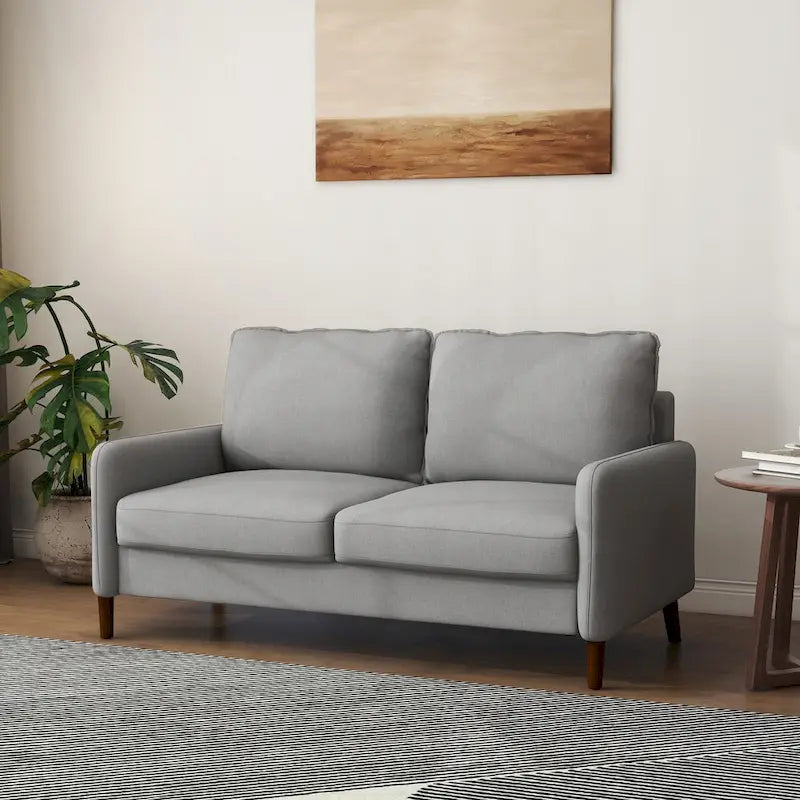 Loveseat de lino para sala de estar