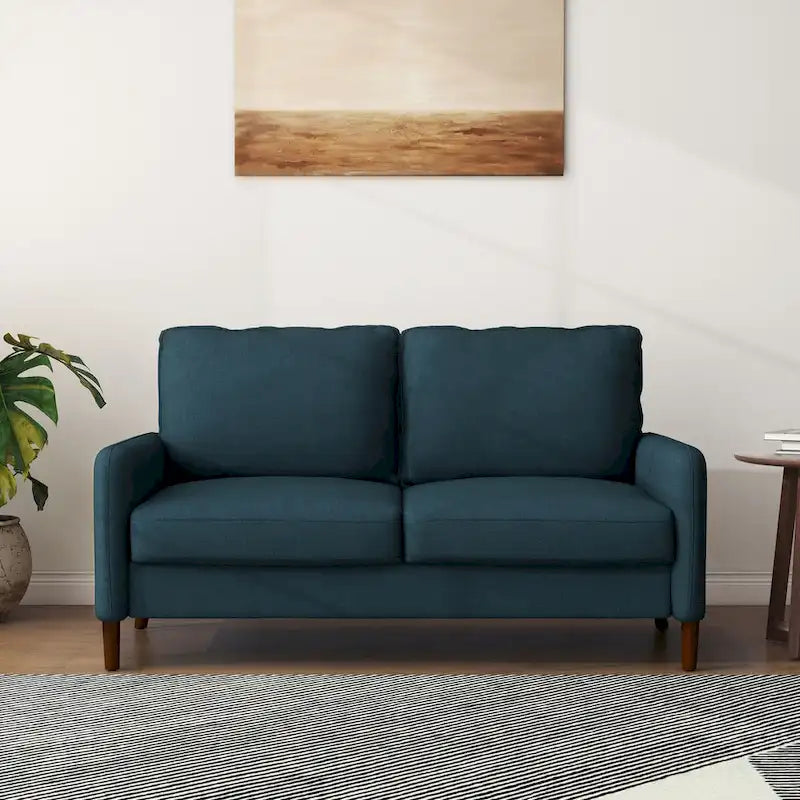 Loveseat de lino para sala de estar