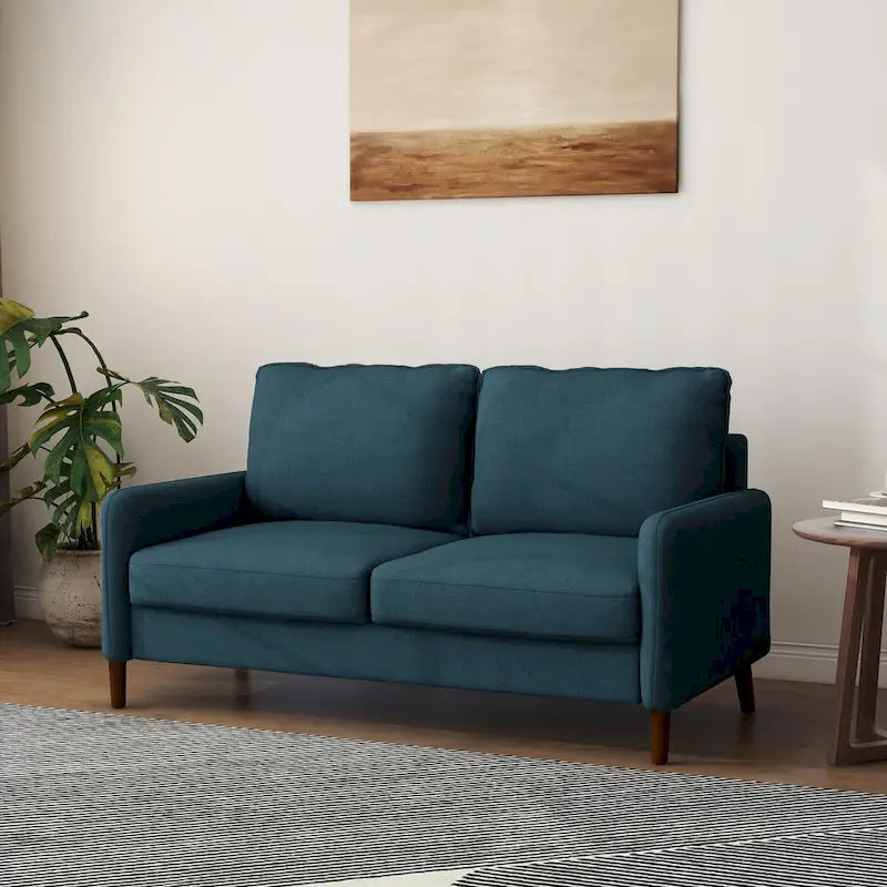 Loveseat de lino para sala de estar