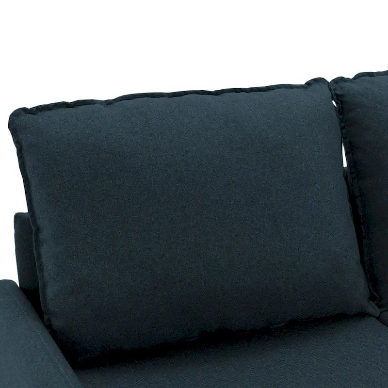 Loveseat de lino para sala de estar