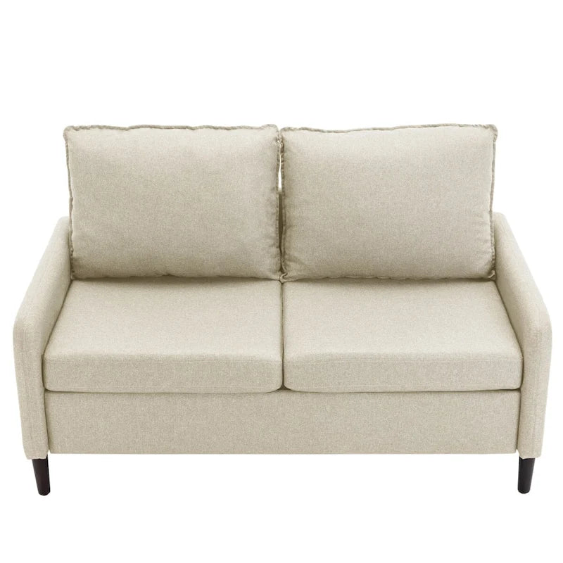 Loveseat de lino para sala de estar