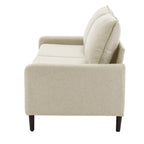 Loveseat de lino para sala de estar