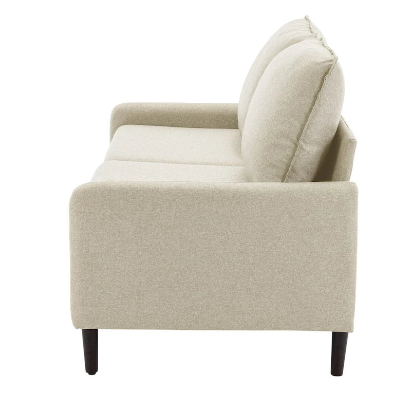 Loveseat de lino para sala de estar