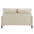 Loveseat de lino para sala de estar