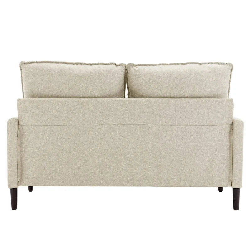 Loveseat de lino para sala de estar