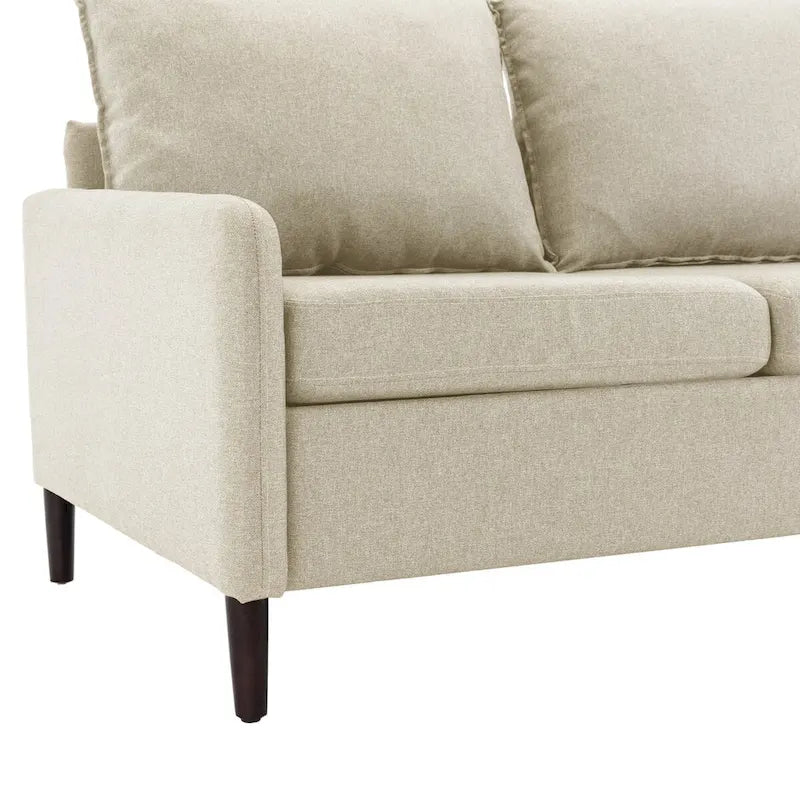 Loveseat de lino para sala de estar