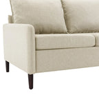 Loveseat de lino para sala de estar