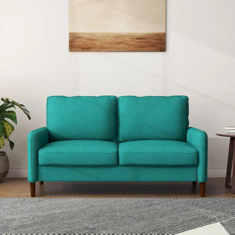 Loveseat de lino para sala de estar