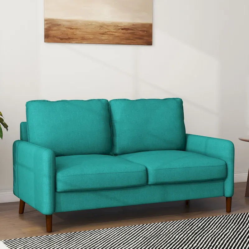 Loveseat de lino para sala de estar