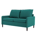 Loveseat de lino para sala de estar
