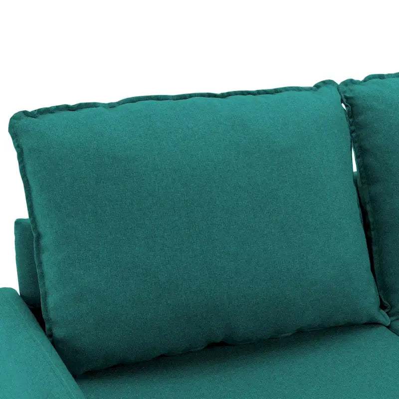 Loveseat de lino para sala de estar