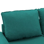 Loveseat de lino para sala de estar