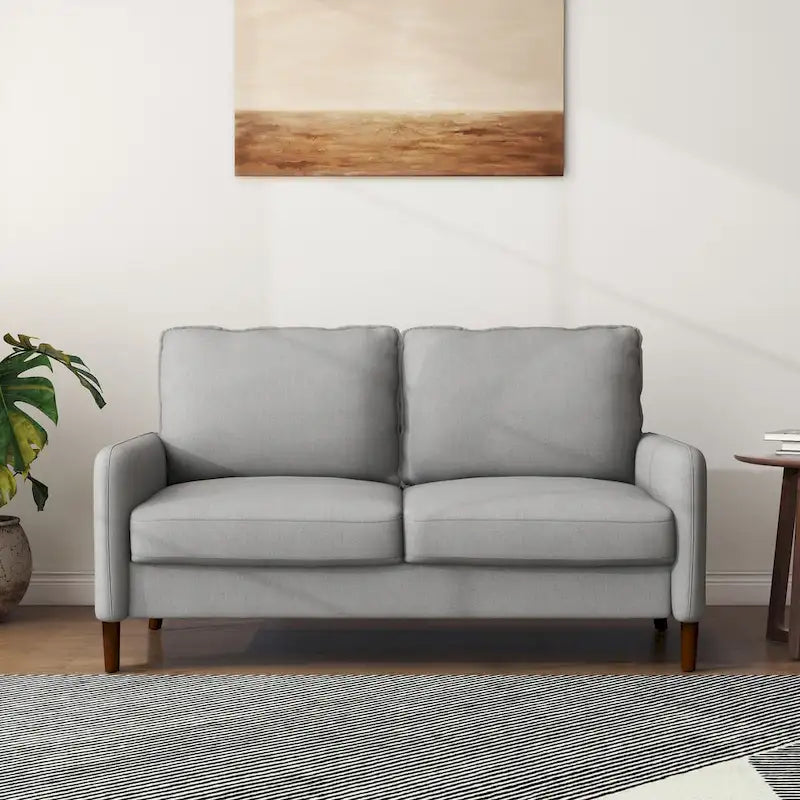 Loveseat de lino para sala de estar