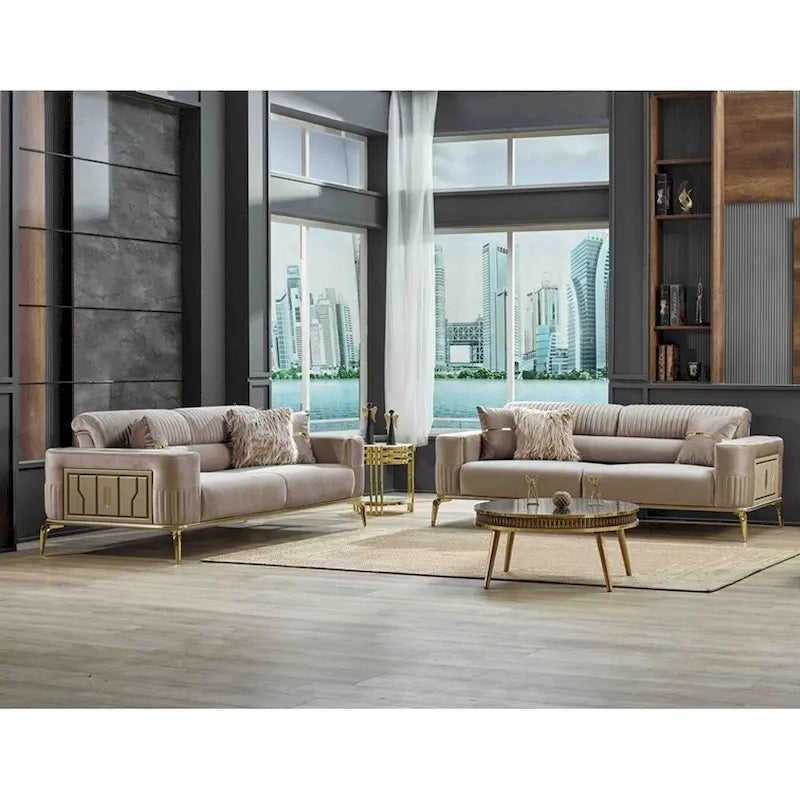 Armony 2-teiliges Wohnzimmer-Set mit einem Sofa und einem Zweisitzer