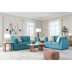 Roundhill Furniture Clareen 2 részes nappaligarnitúra, kanapé és kétszemélyes kanapé