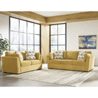 Roundhill Furniture Clareen 2 részes nappaligarnitúra, kanapé és kétszemélyes kanapé