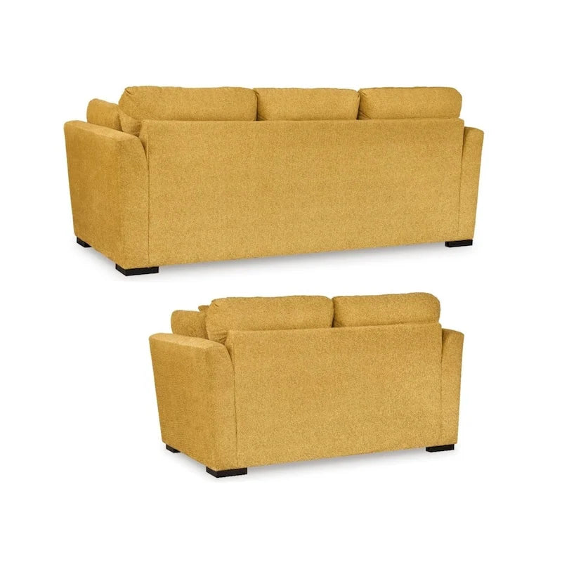 Roundhill Furniture Clareen 2 részes nappaligarnitúra, kanapé és kétszemélyes kanapé