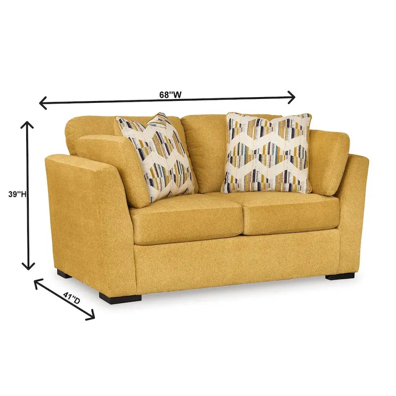 Roundhill Furniture Clareen 2 részes nappaligarnitúra, kanapé és kétszemélyes kanapé