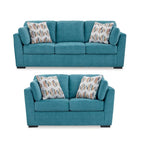 Roundhill Furniture Clareen 2 részes nappaligarnitúra, kanapé és kétszemélyes kanapé