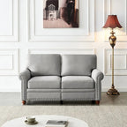 Sofa mit Leinenbezug und Stauraum