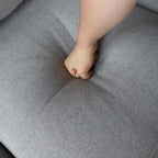 Sofa mit Leinenbezug und Stauraum