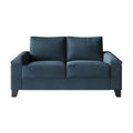 Lniana tapicerowana sofa loveseat CraftPorch w prostym stylu