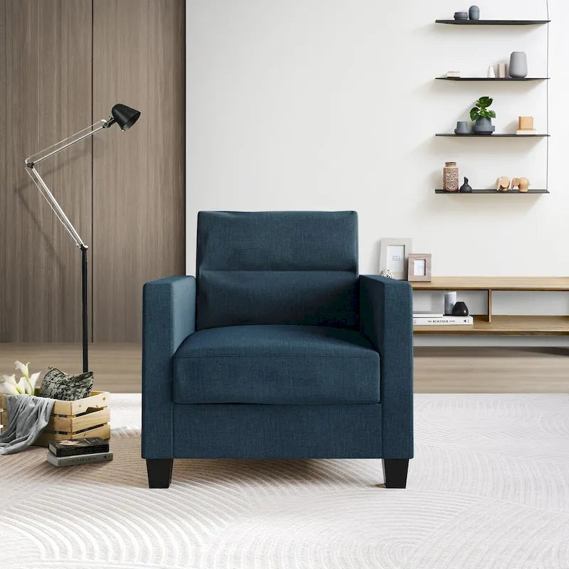 Czysty i minimalistyczny 3-częściowy zestaw do salonu CraftPorch z tapicerką lnianą