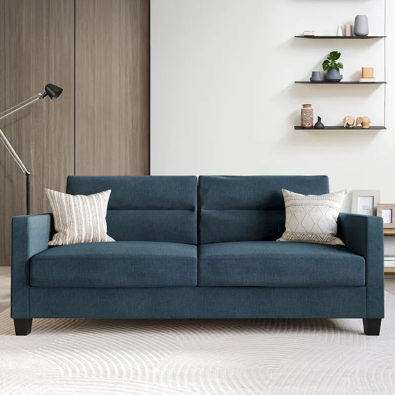 Czysty i minimalistyczny 3-częściowy zestaw do salonu CraftPorch z tapicerką lnianą