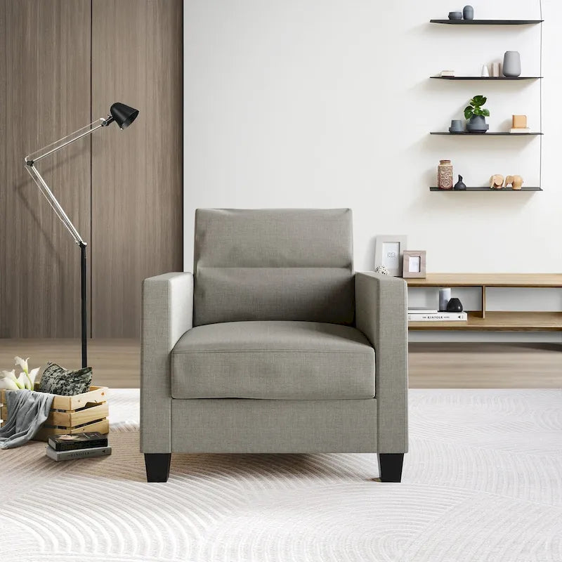Czysty i minimalistyczny 3-częściowy zestaw do salonu CraftPorch z tapicerką lnianą