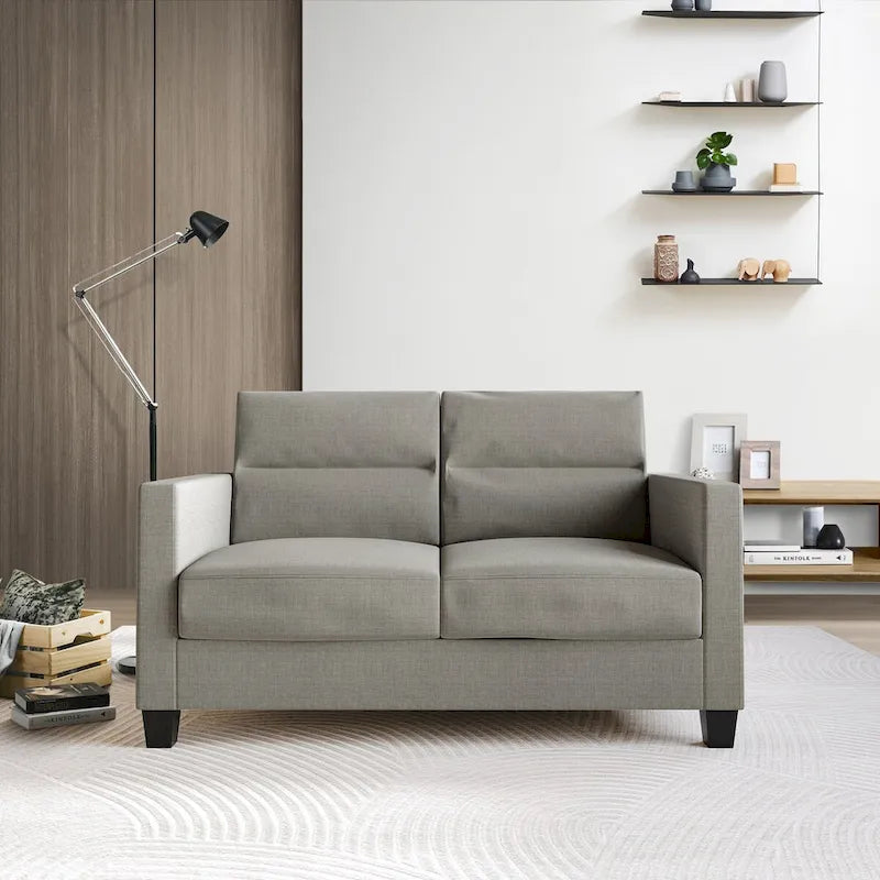 Czysty i minimalistyczny 3-częściowy zestaw do salonu CraftPorch z tapicerką lnianą