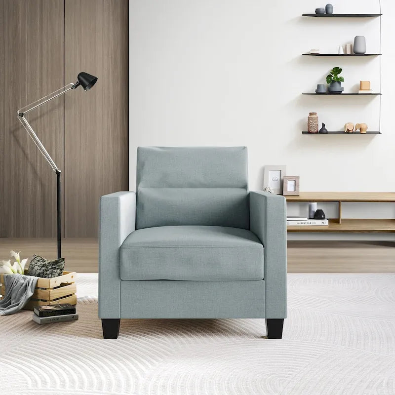 Czysty i minimalistyczny 3-częściowy zestaw do salonu CraftPorch z tapicerką lnianą