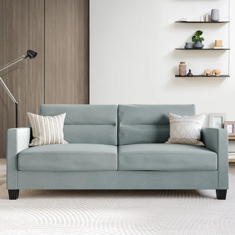 Czysty i minimalistyczny 3-częściowy zestaw do salonu CraftPorch z tapicerką lnianą