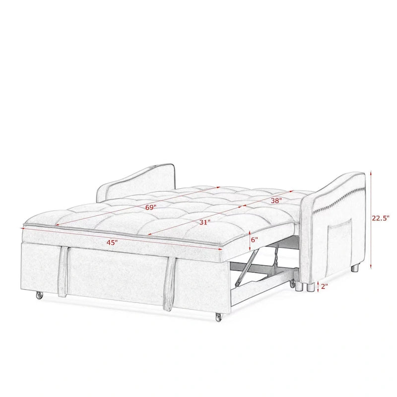 Divanetto letto MM