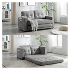 Sofá de terciopelo plegable en 3 partes, sofá cama convertible extraíble