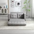 Sofá de terciopelo plegable en 3 partes, sofá cama convertible extraíble
