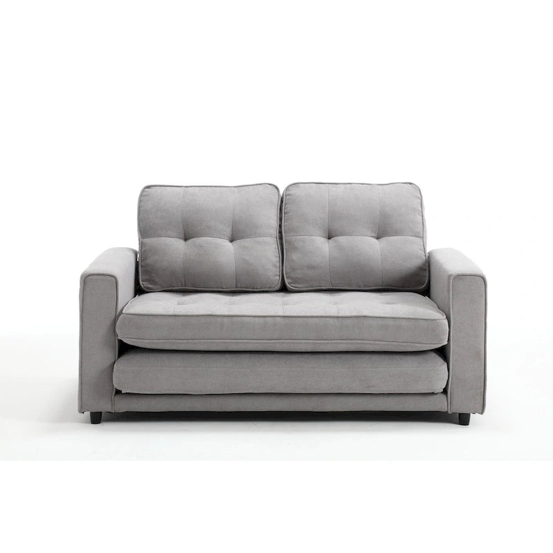 Sofá de terciopelo plegable en 3 partes, sofá cama convertible extraíble