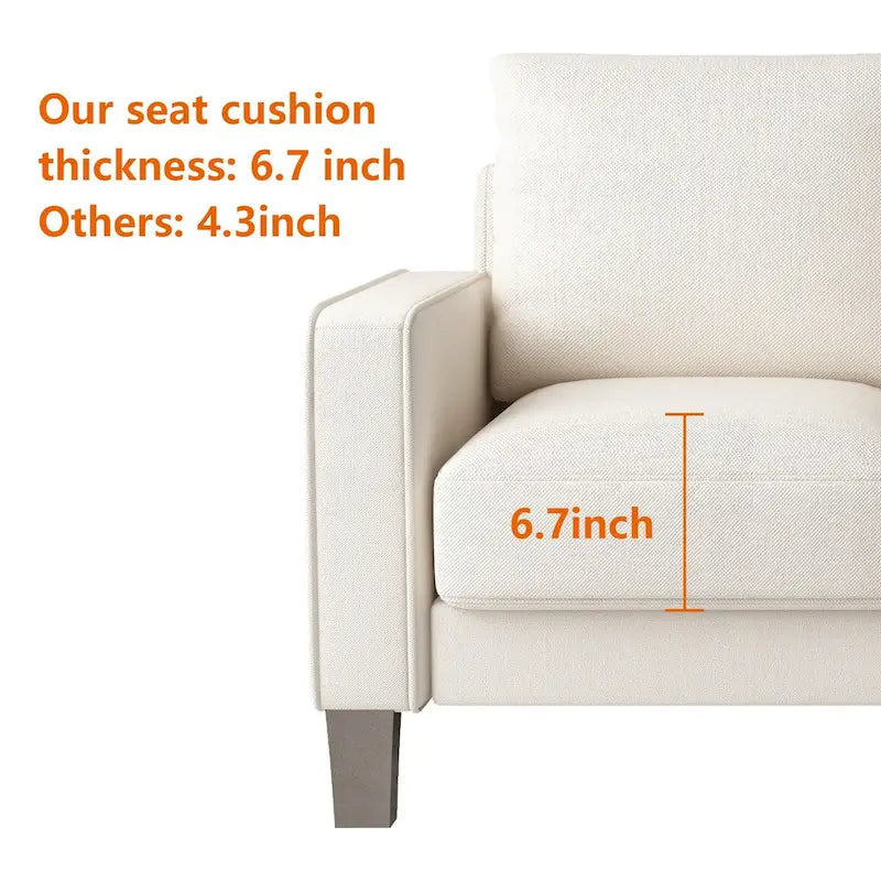 Moderne woonkamermeubels, loveseat