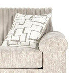 Zestaw Roundhill Furniture Nason: sofa, kanapa dwuosobowa i fotel do przytulania z szerokiego sztruksu
